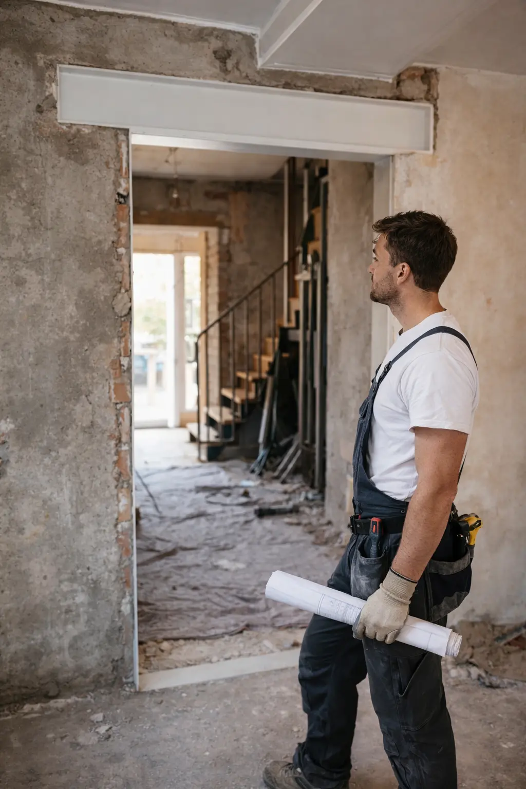 Individuelle Lofttür-Lösung im Altbau während der Planung und Umsetzung